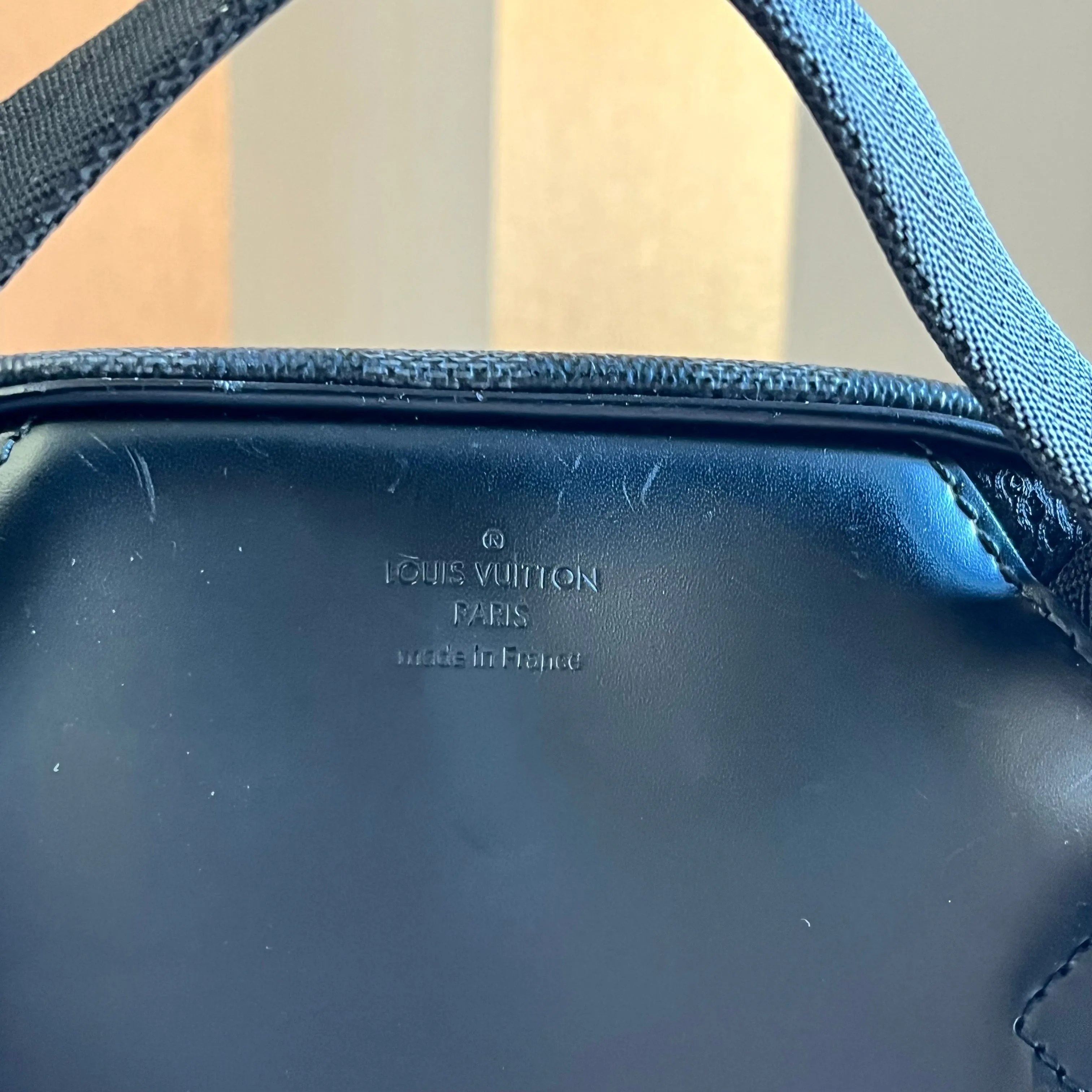 LOUIS VUITTON Michael Damier Graphite Canvas Backpack