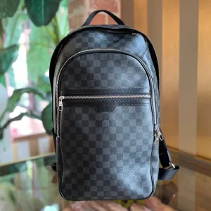 LOUIS VUITTON Michael Damier Graphite Canvas Backpack