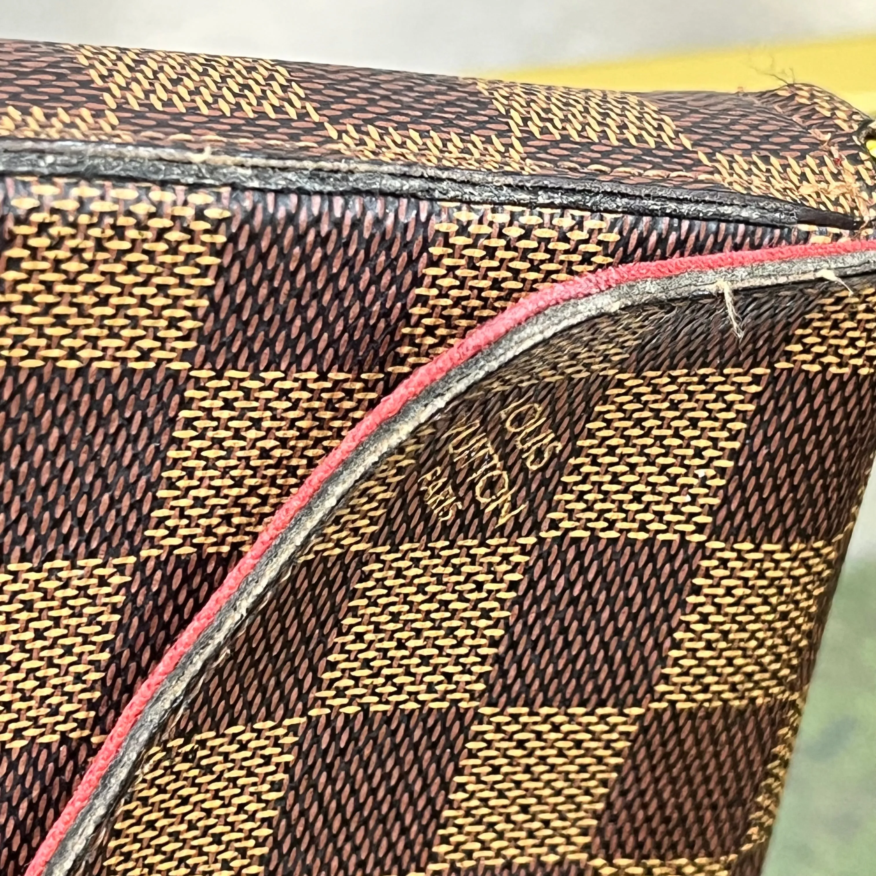 LOUIS VUITTON Pochette Felicie Brown Damier Ebene Canvas Crossbody Bag