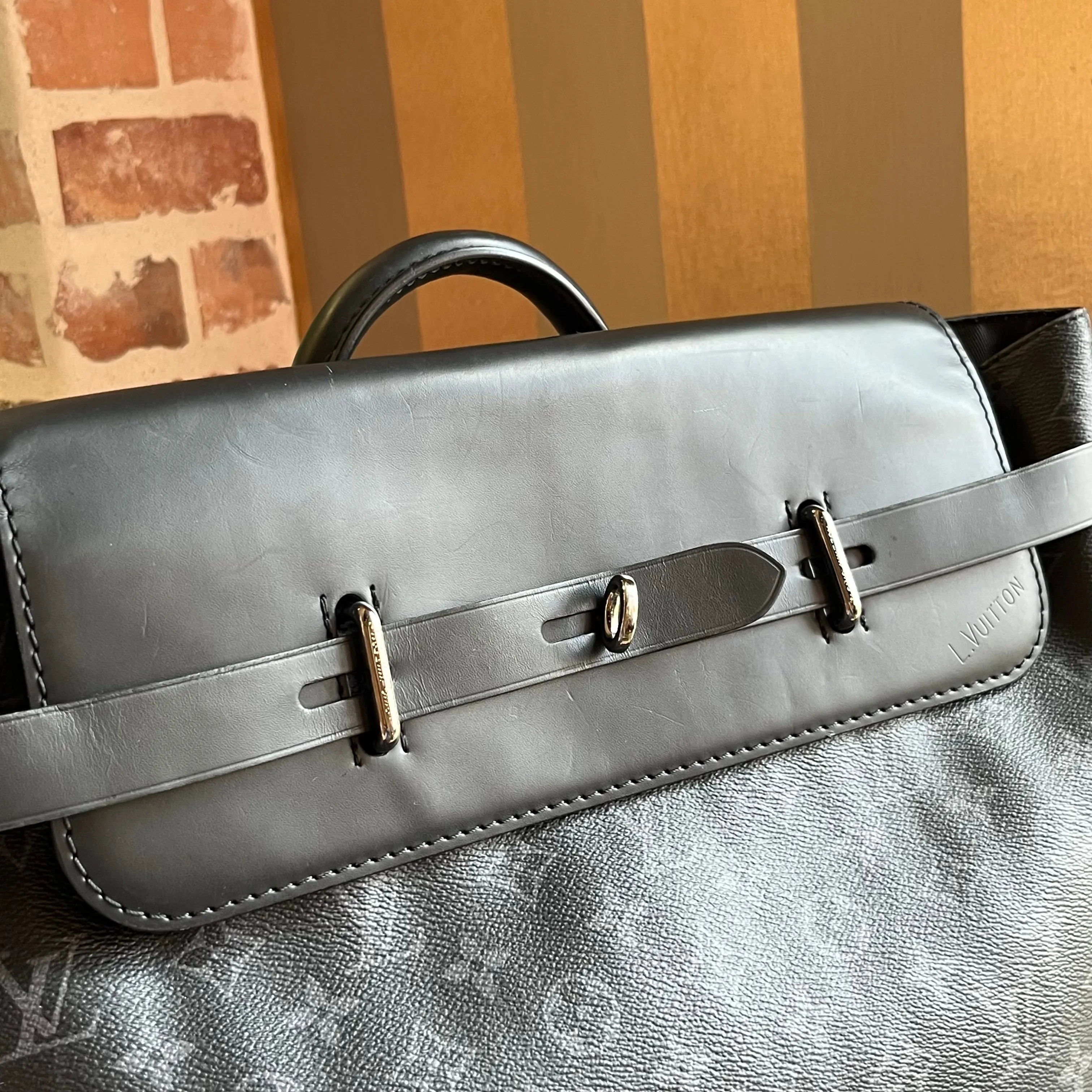 LOUIS VUITTON Steamer Monogram Eclipse Backpack