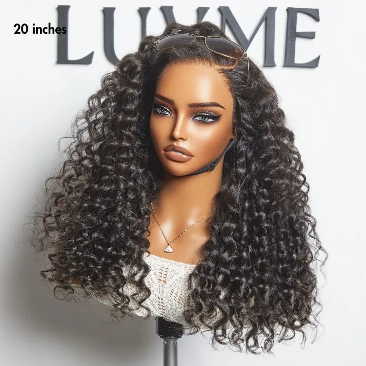 Luvme Hair PartingMax Glueless Wig Water Wave 7x6 Closure HD Lace 100% Human Hair Wig Ready to Go