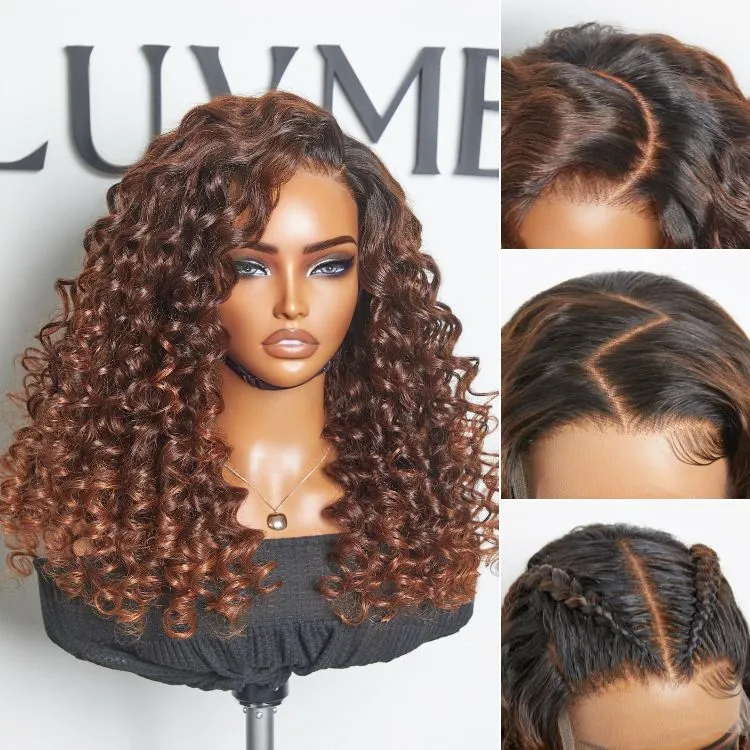 Luvme Hair PartingMax Glueless Wig Water Wave 7x6 Closure HD Lace 100% Human Hair Wig Ready to Go