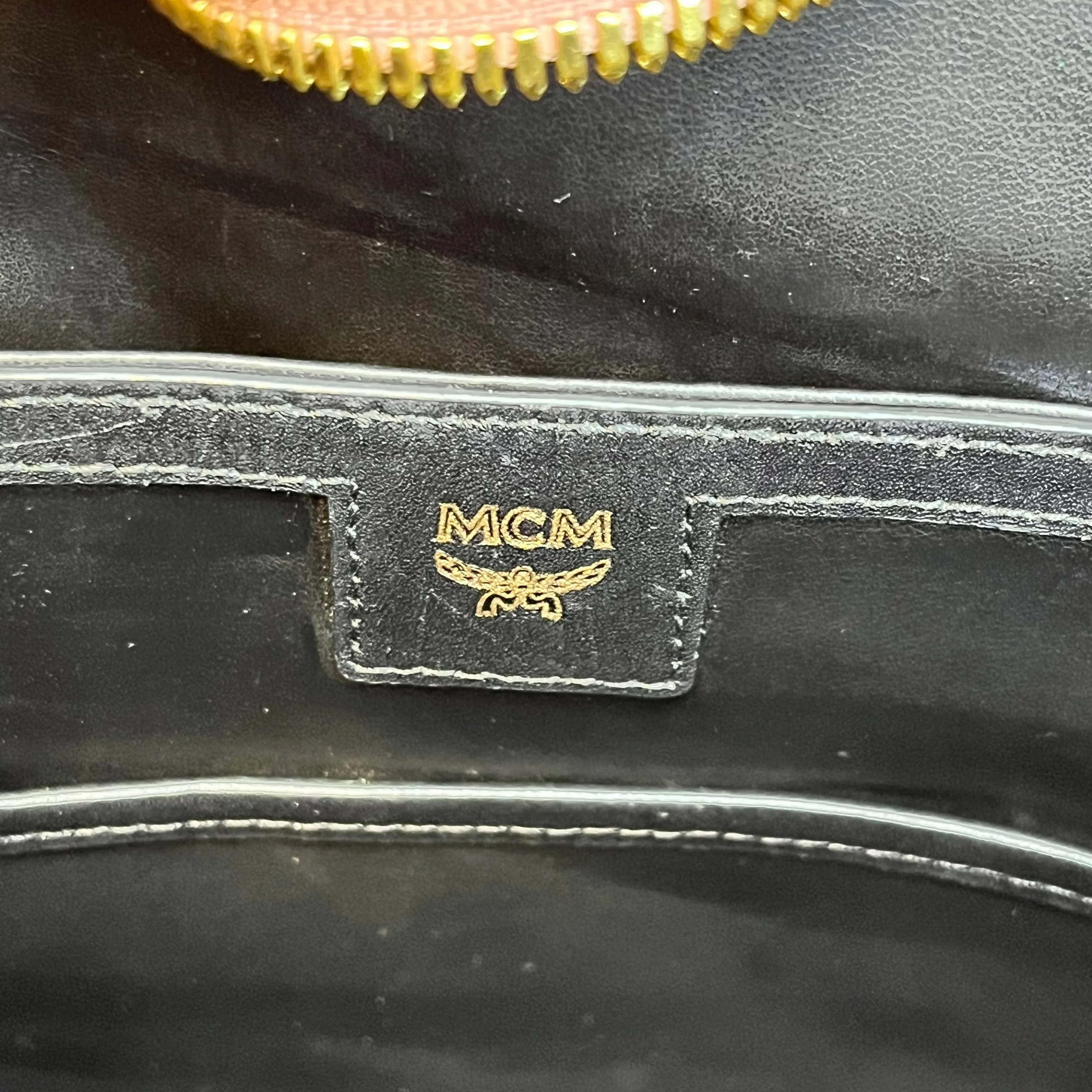 MCM Stark Small Visetos Monogram Canvas Backpack