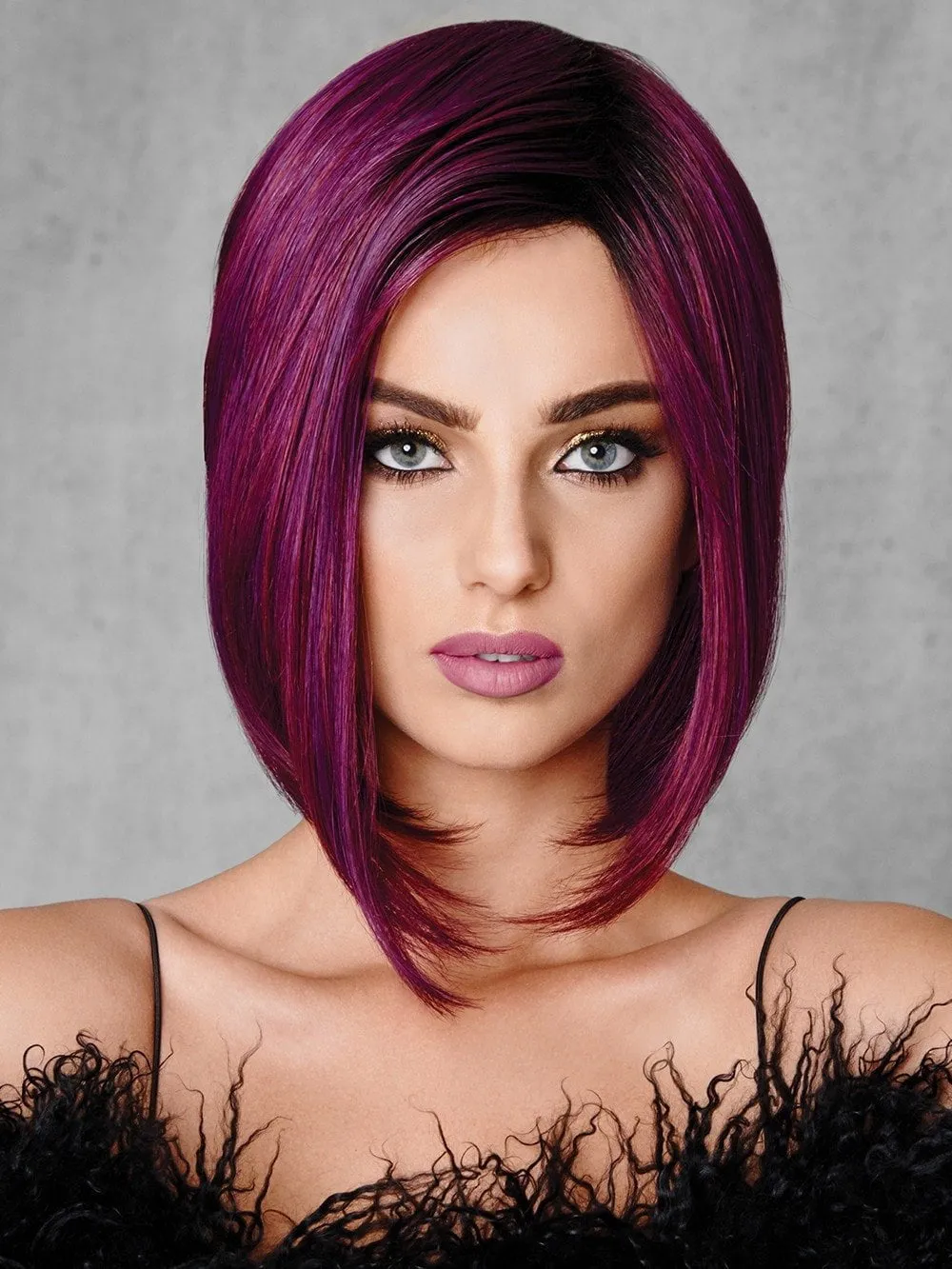 Midnight Berry | HF Synthetic Wig (Basic Cap)