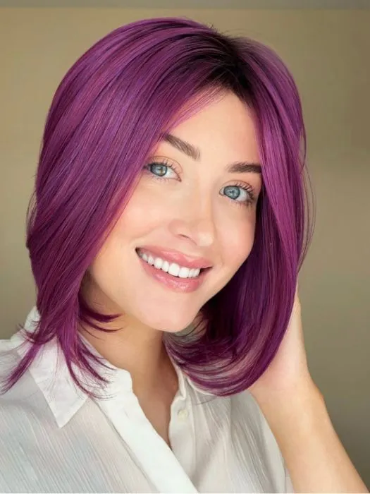 Midnight Berry | HF Synthetic Wig (Basic Cap)
