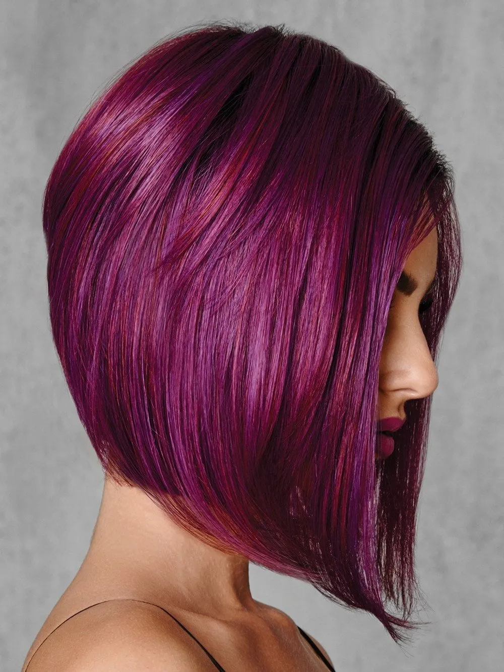 Midnight Berry | HF Synthetic Wig (Basic Cap)