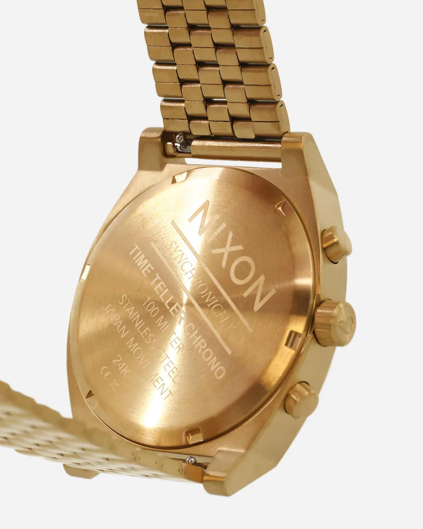 Nixon Time Teller Chrono Watch Black/Gold