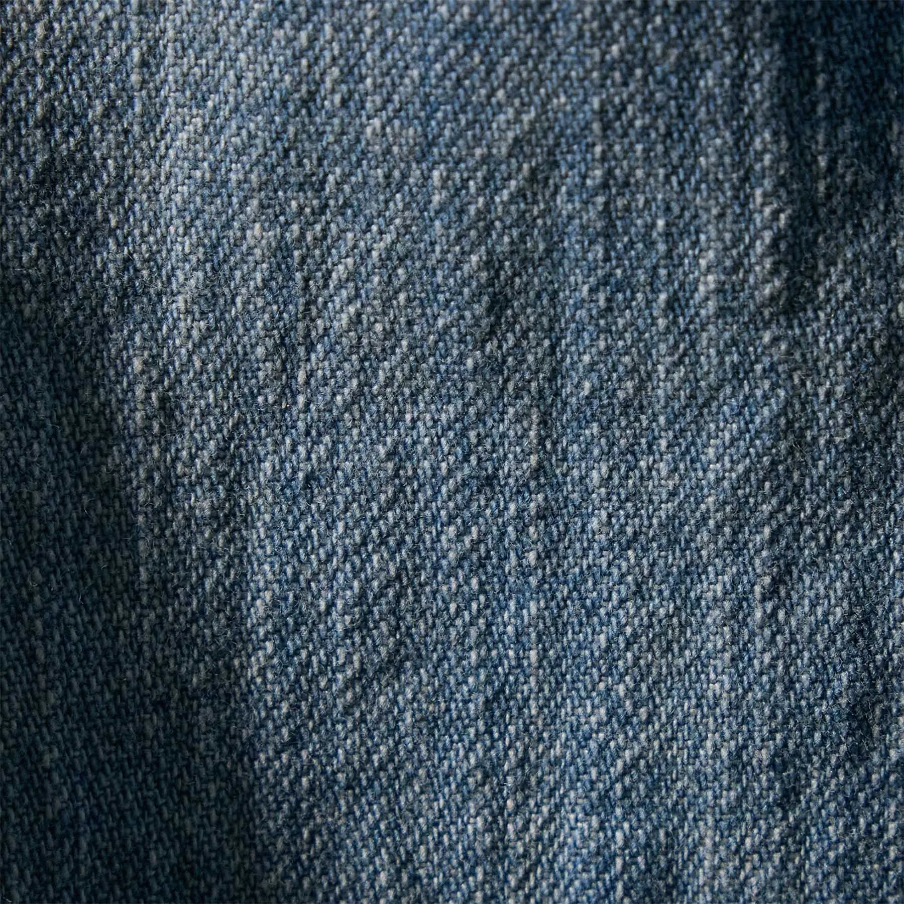 Pleated Denim Pant - Bleach Wash