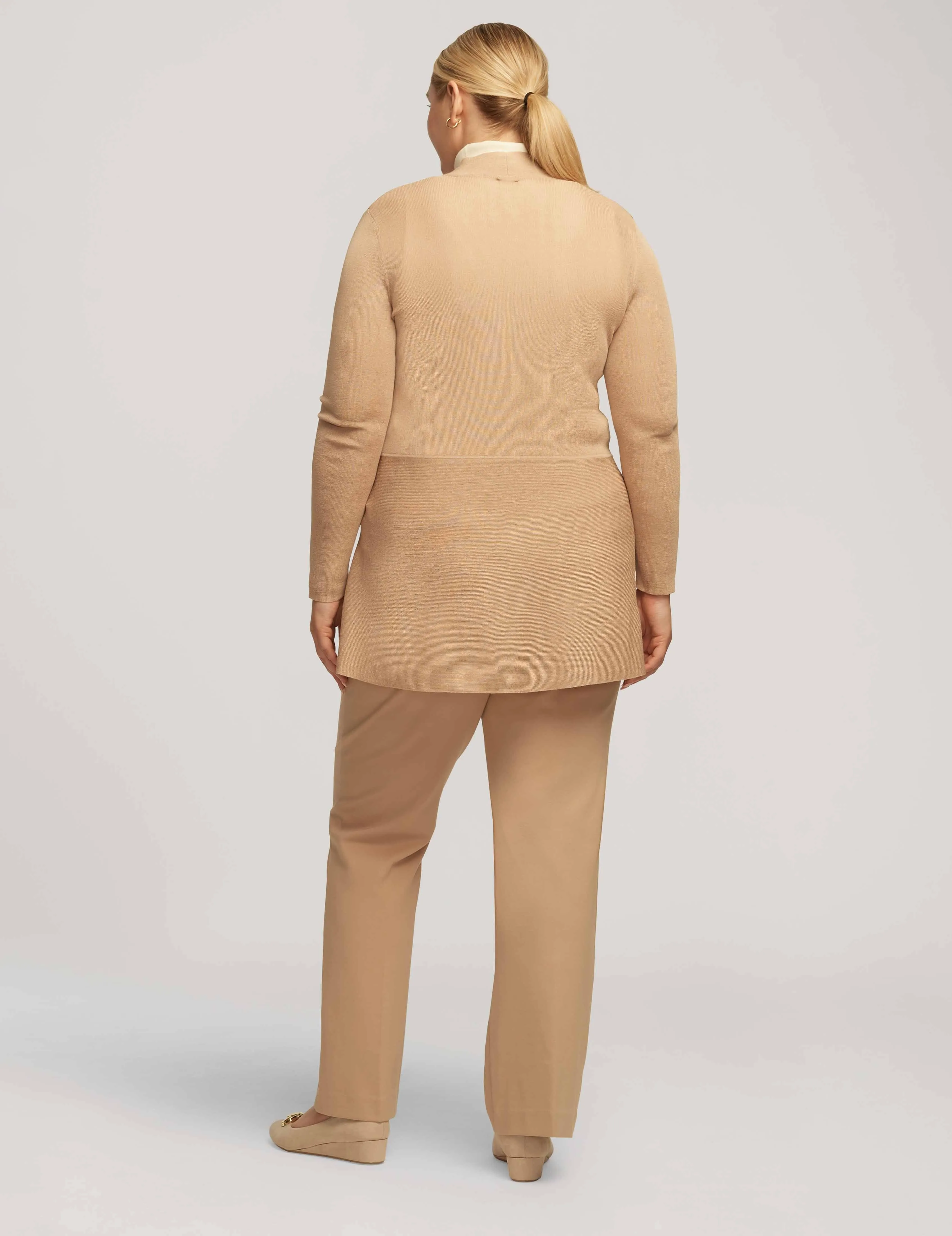 Plus Size Monterey Cardigan