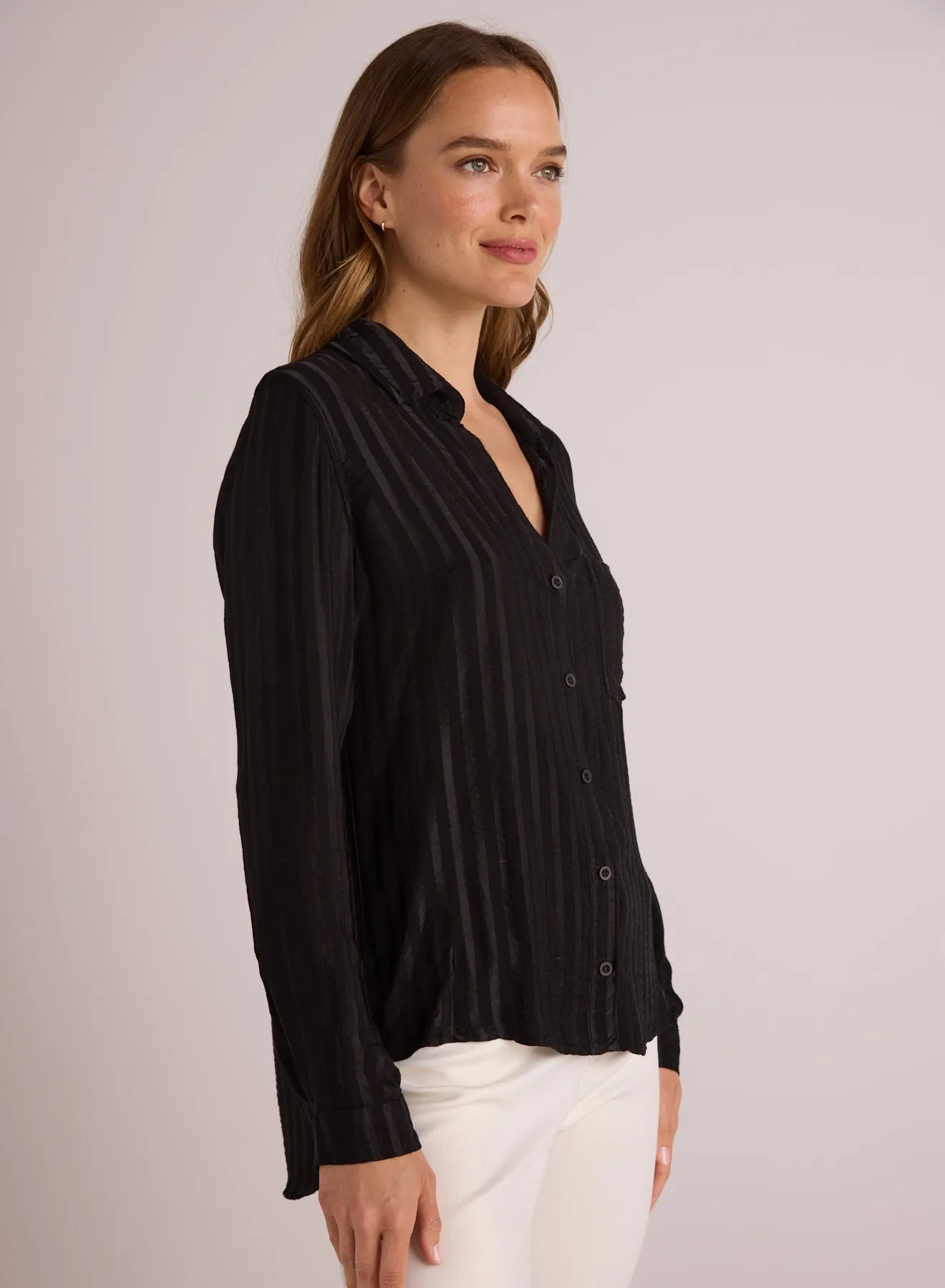 Pocket Button Down - Black
