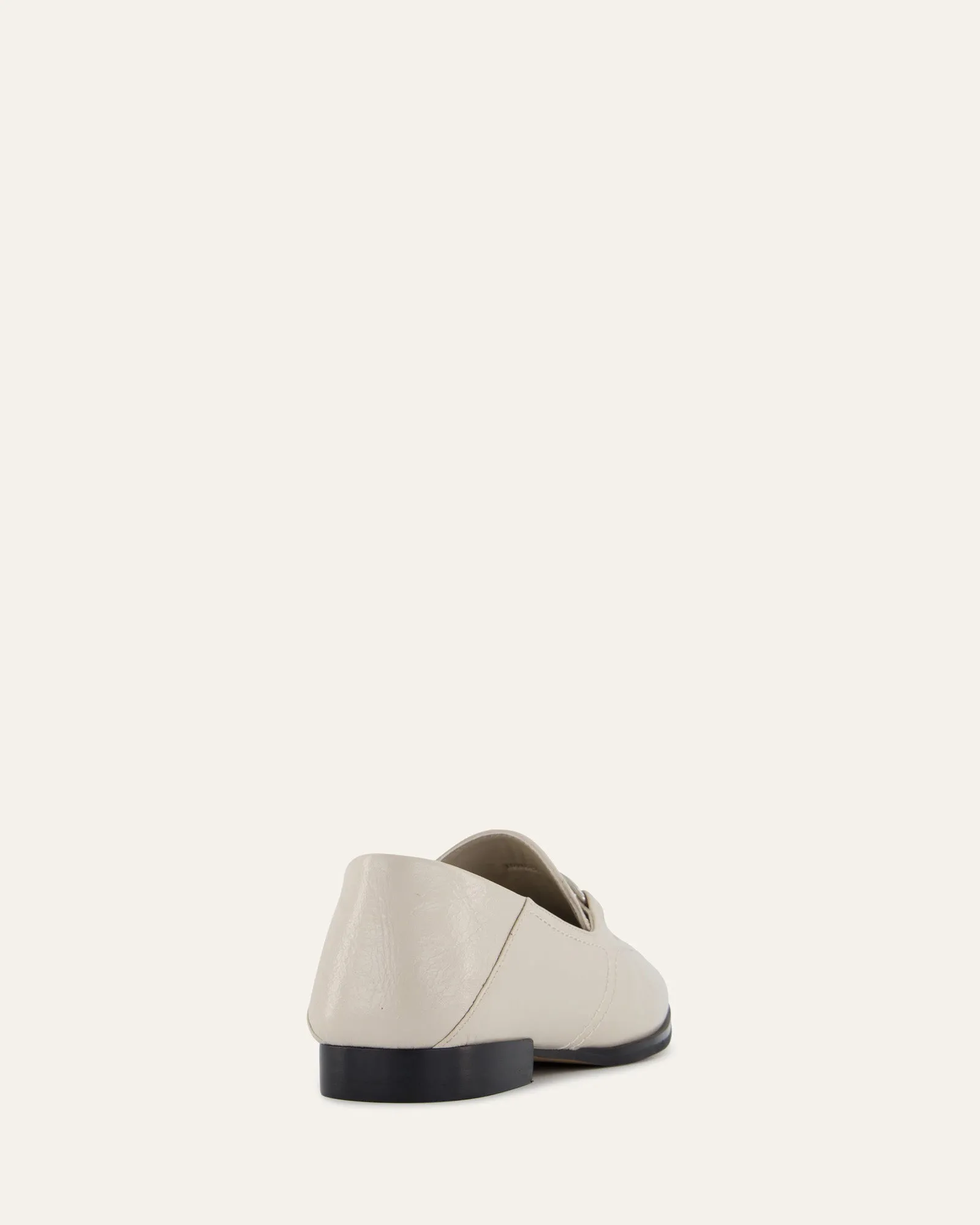 RILEY LOAFERS BONE CRINKLE LEATHER