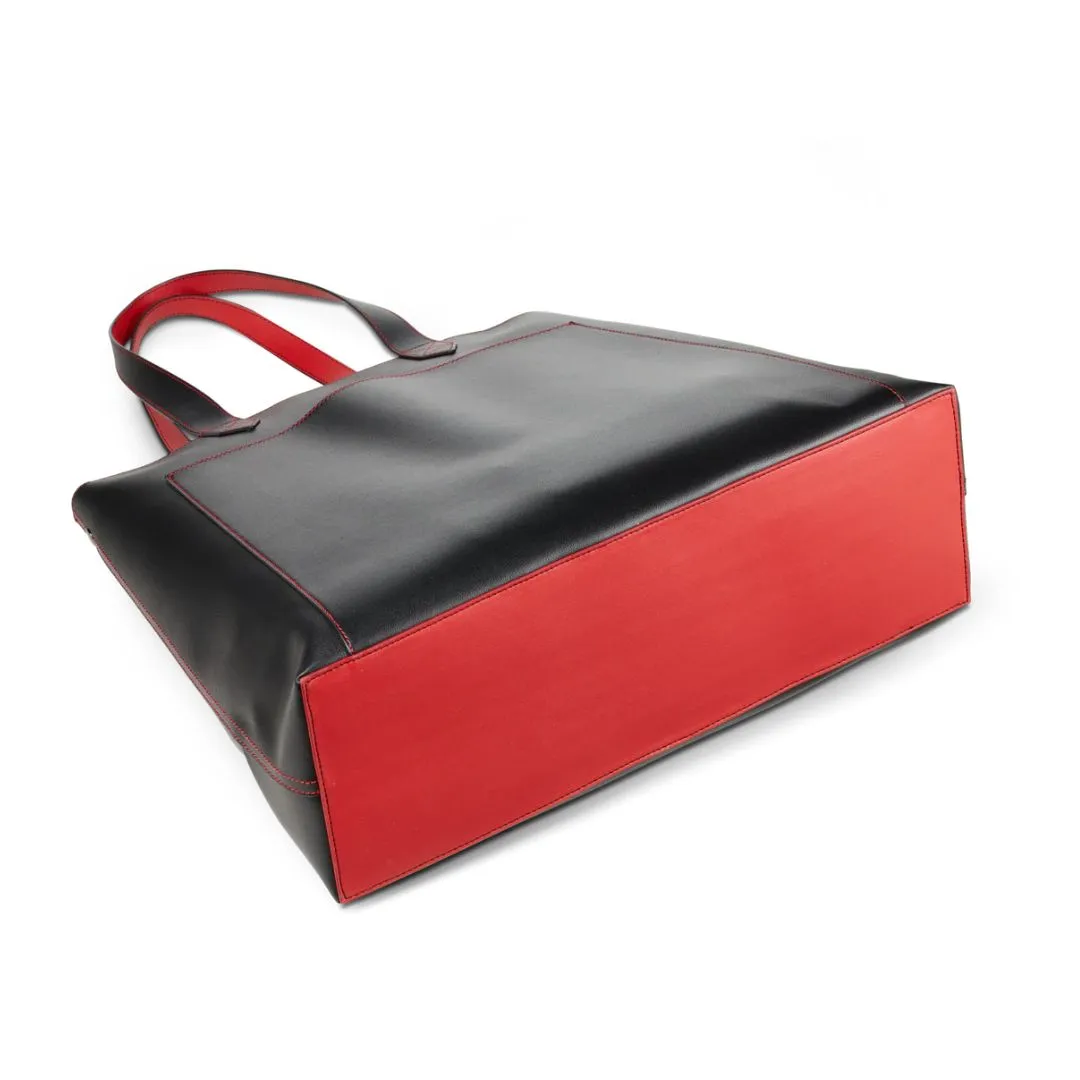Rouge Noir Tote With Laptop Sleeve 15"