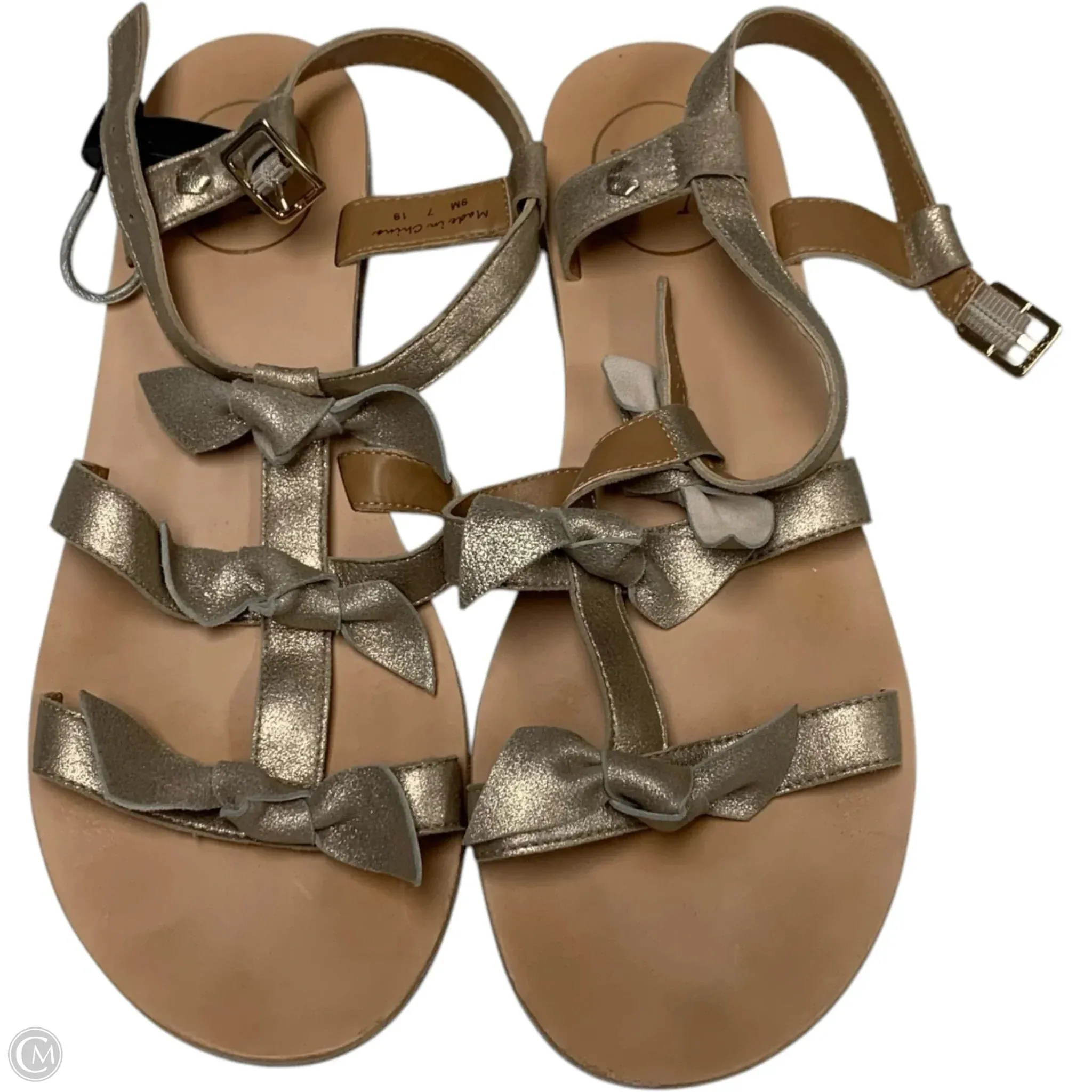 Sandals Designer By Jack Rogers In Beige, Size: 9