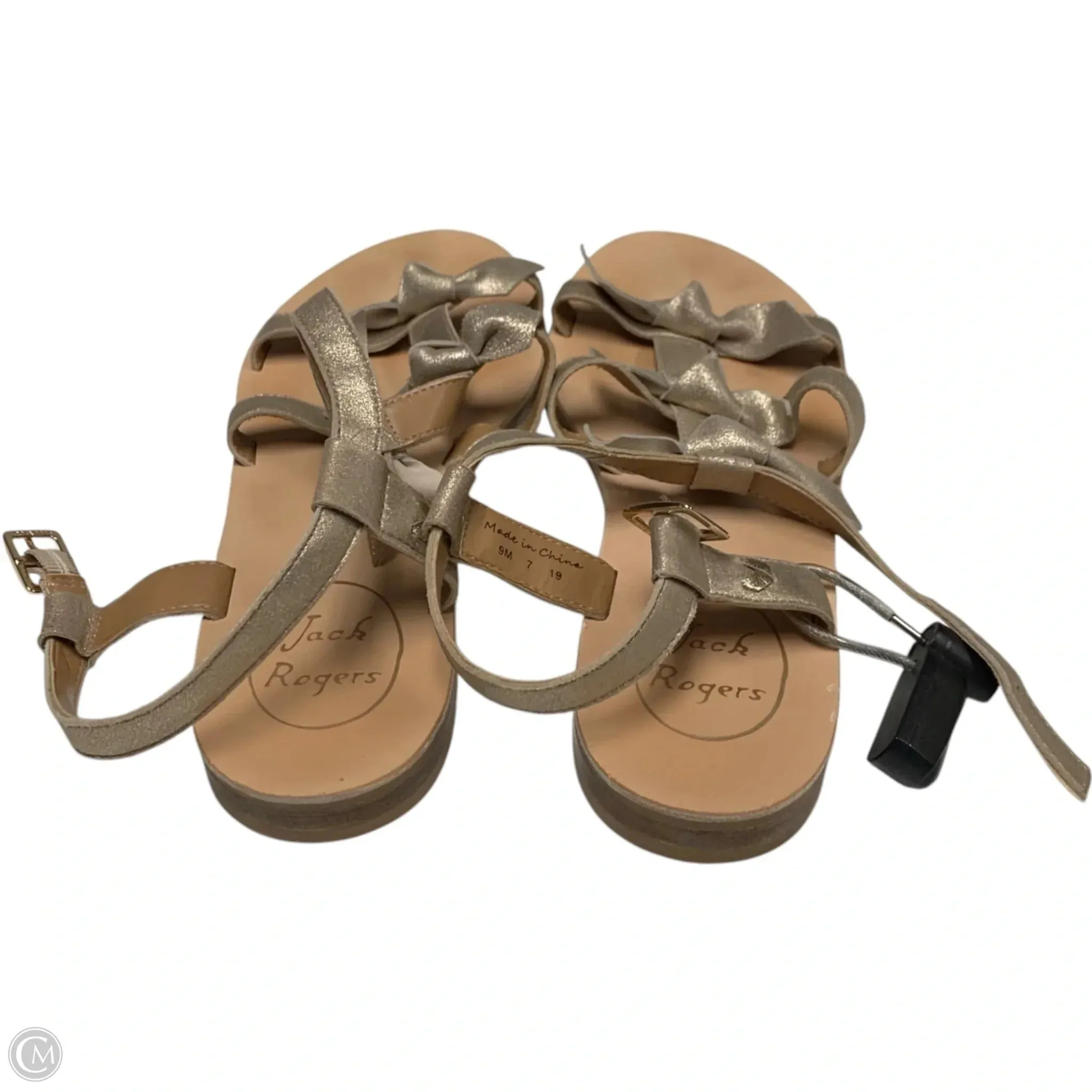 Sandals Designer By Jack Rogers In Beige, Size: 9
