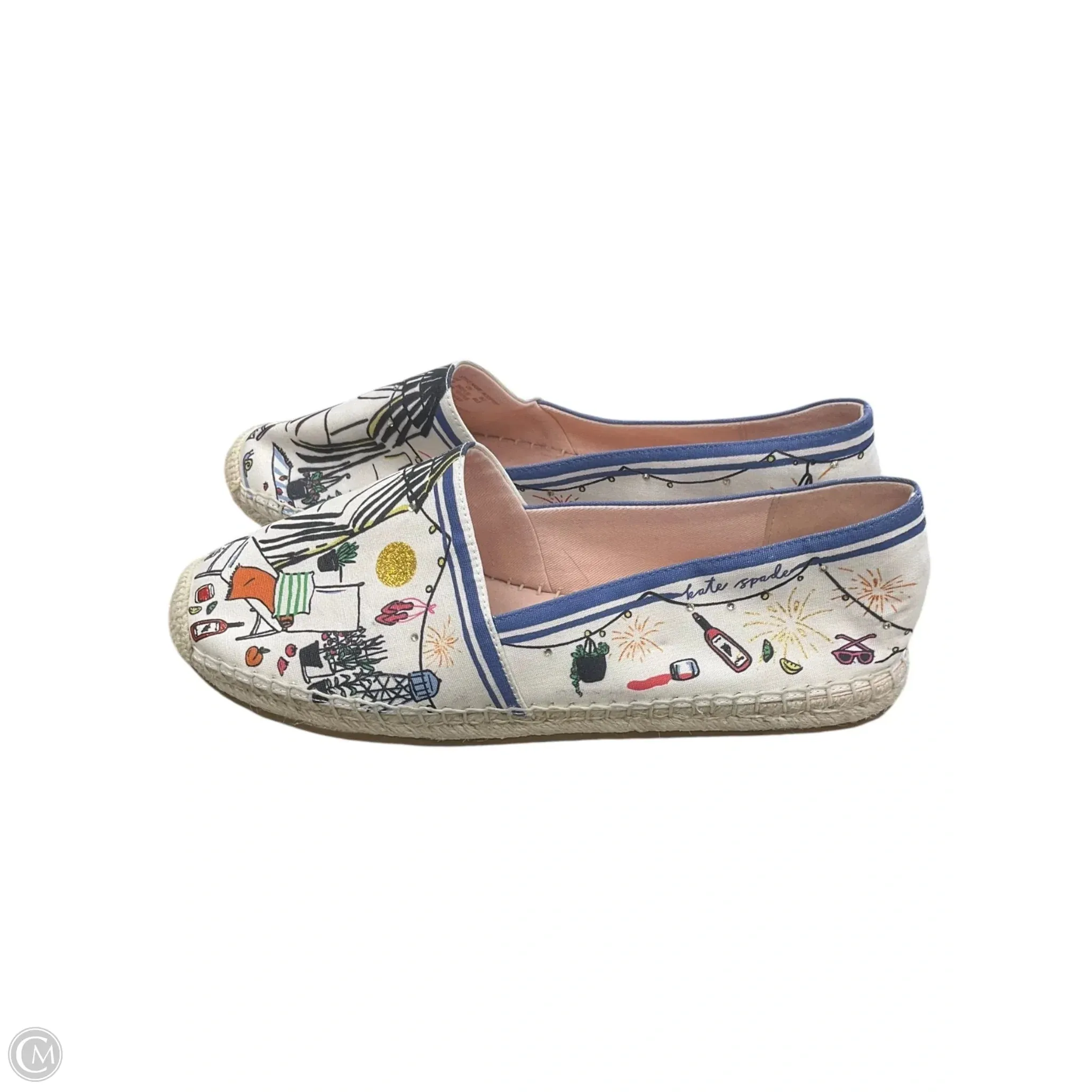 Shoes Designer By Kate Spade In Multi-colored, Size: 10