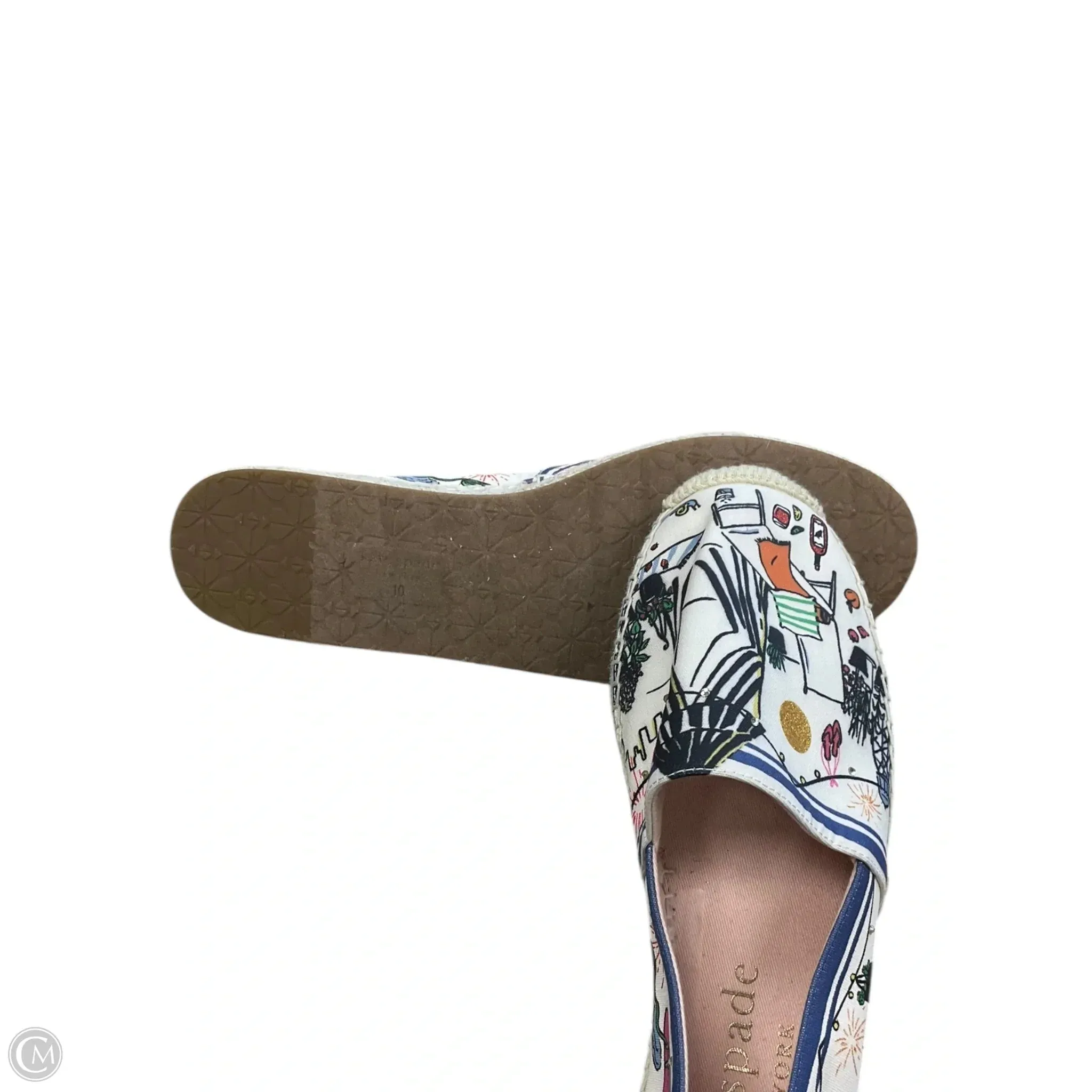 Shoes Designer By Kate Spade In Multi-colored, Size: 10