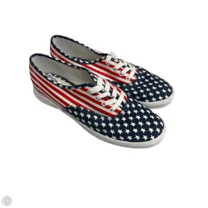 Shoes Sneakers By Keds In Blue Red & White, Size: 7