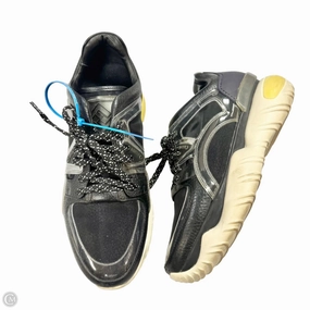 Shoes Luxury Designer By Fendi In Black & Blue, Size: 9.5