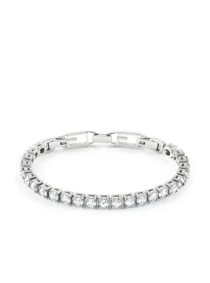 Silver Tennis Crystal Bracelet