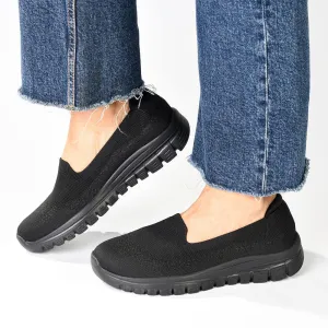 Skechers Graceful Active Slip On Sneaker - Black Black