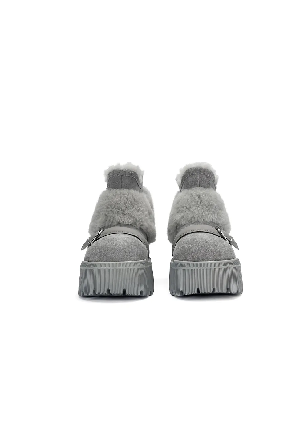 SMILEY丨Short Snow Boots-Gray