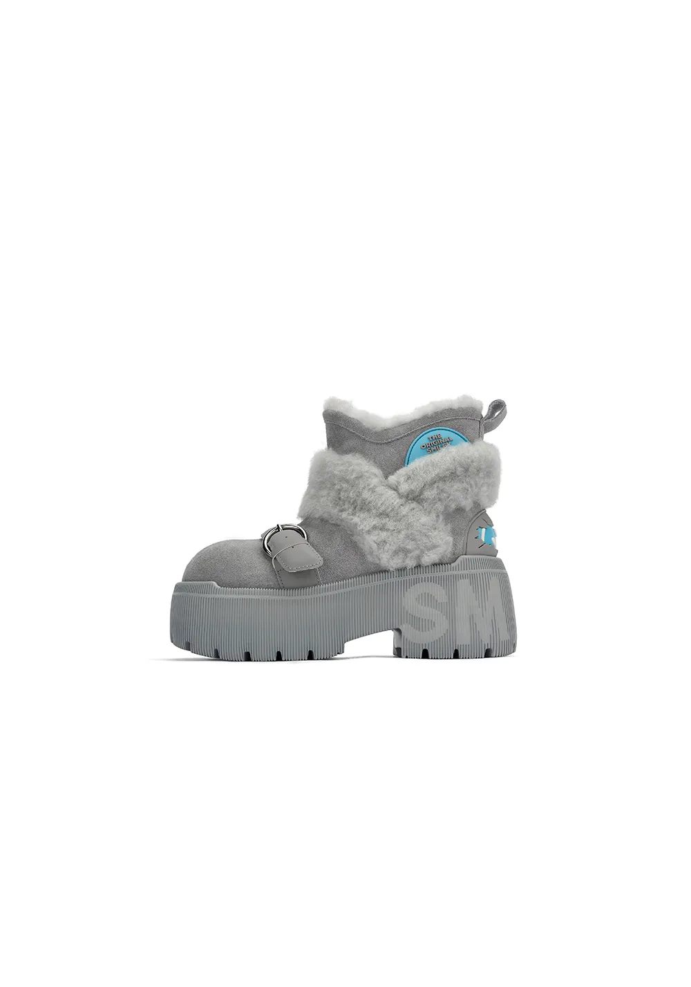 SMILEY丨Short Snow Boots-Gray