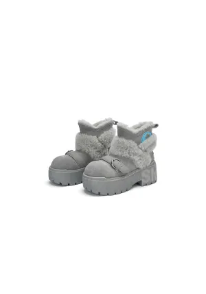 SMILEY丨Short Snow Boots-Gray