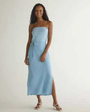 Strapless Maxi Dress - Light Riviera Wash