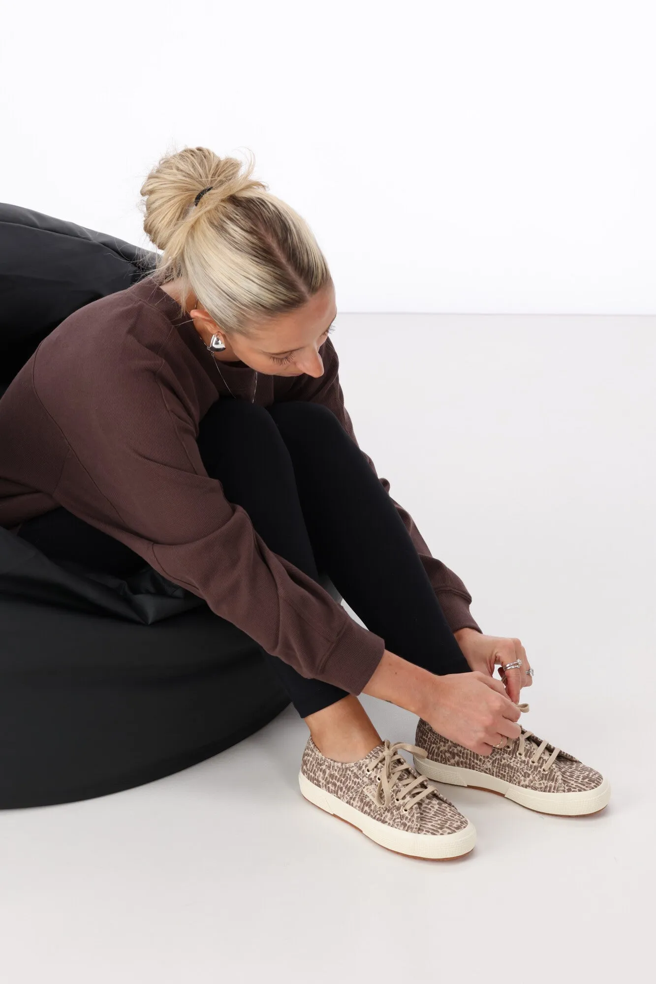 Superga Jaguar Print Brown Beige