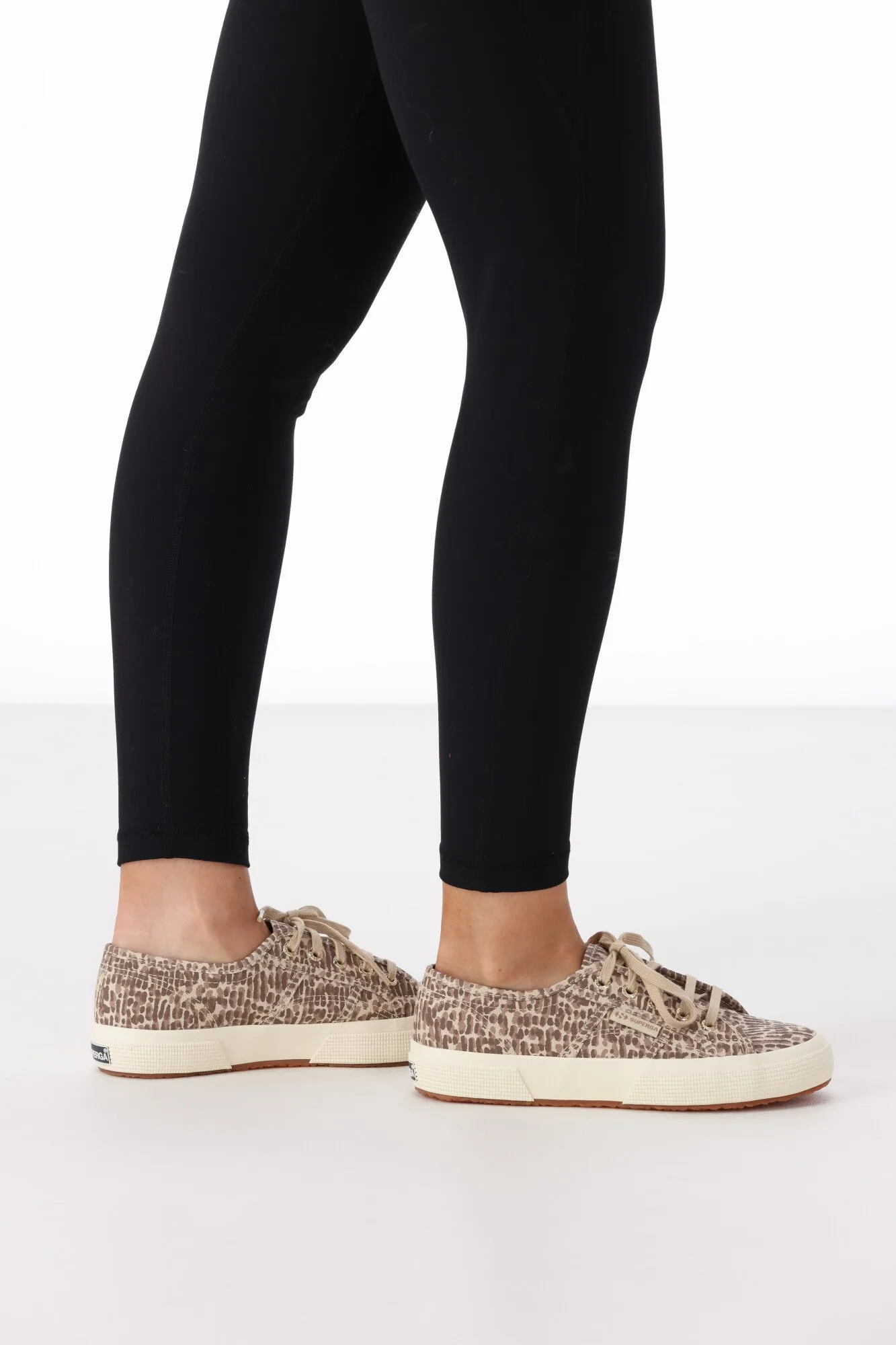 Superga Jaguar Print Brown Beige