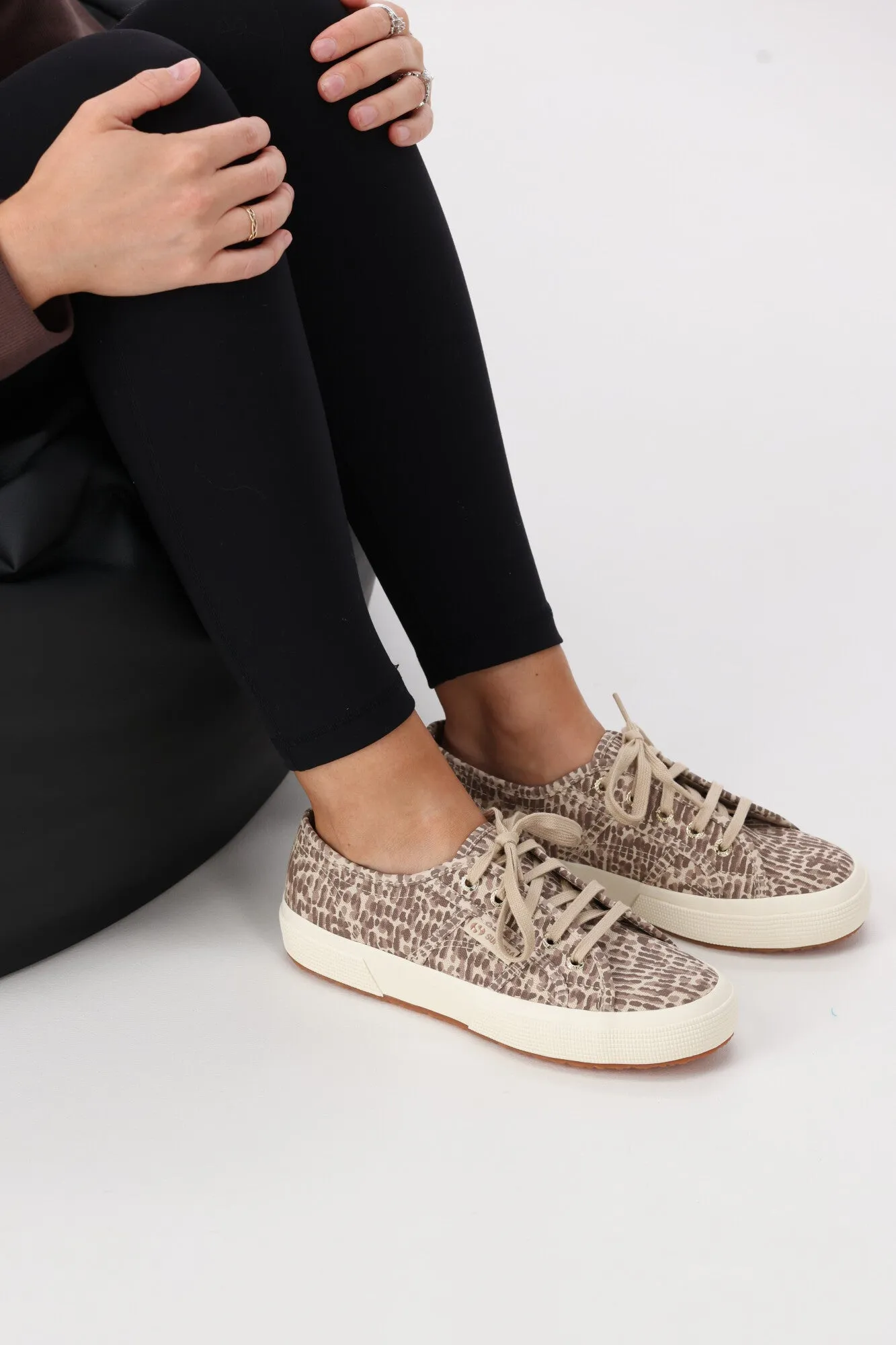Superga Jaguar Print Brown Beige
