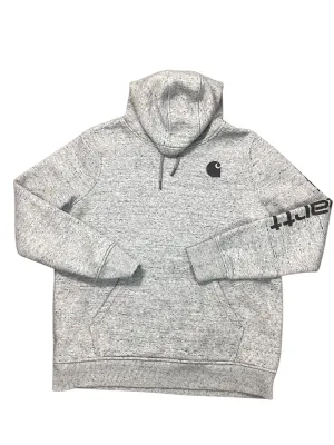 Sweatshirt Hoodie By Carhartt In Grey, Size:L