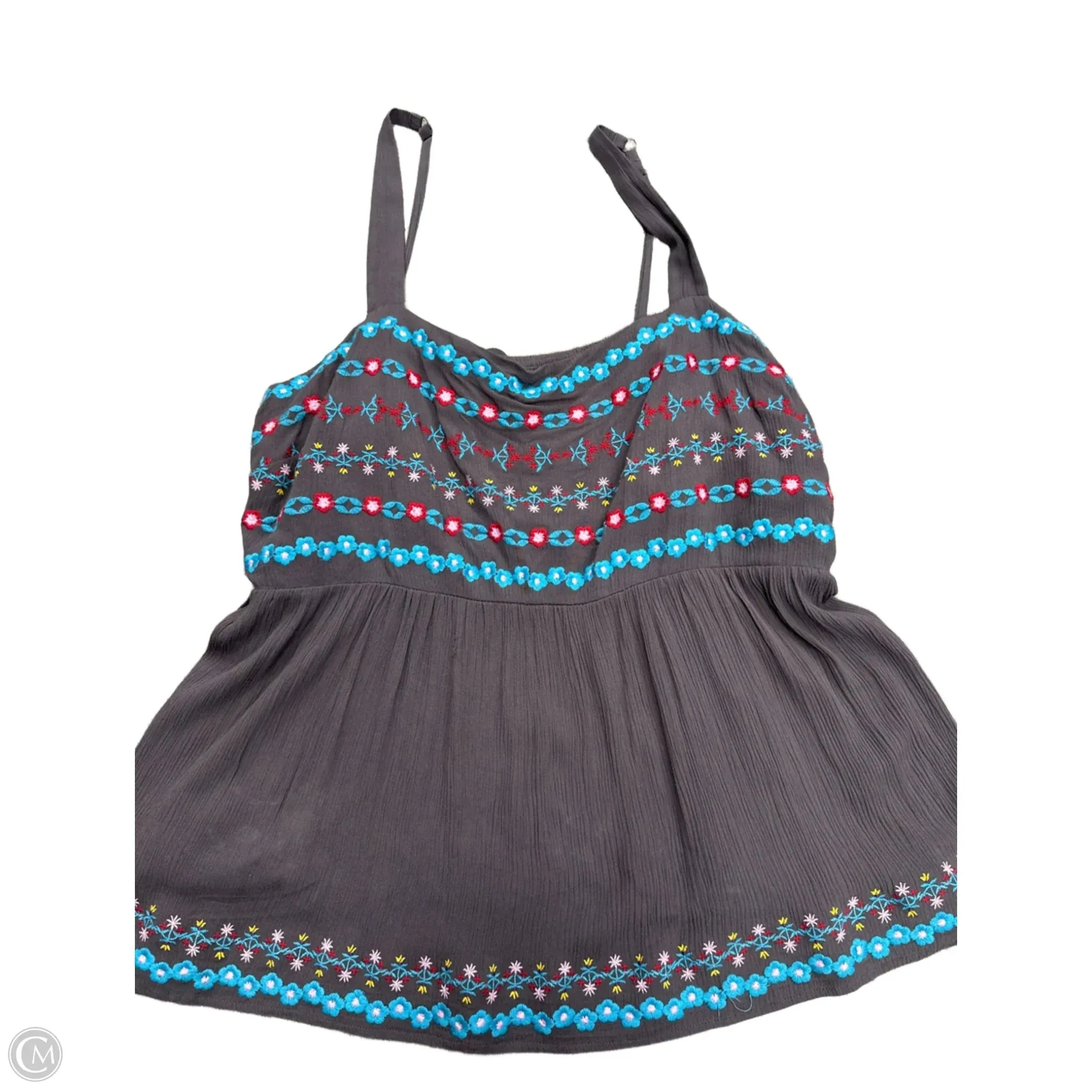 Tank Top By Torrid In Grey, Size: 3x