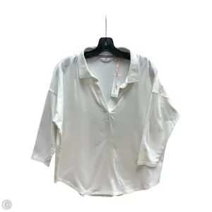 Top Long Sleeve By Vineyard Vines In Ivory, Size: S