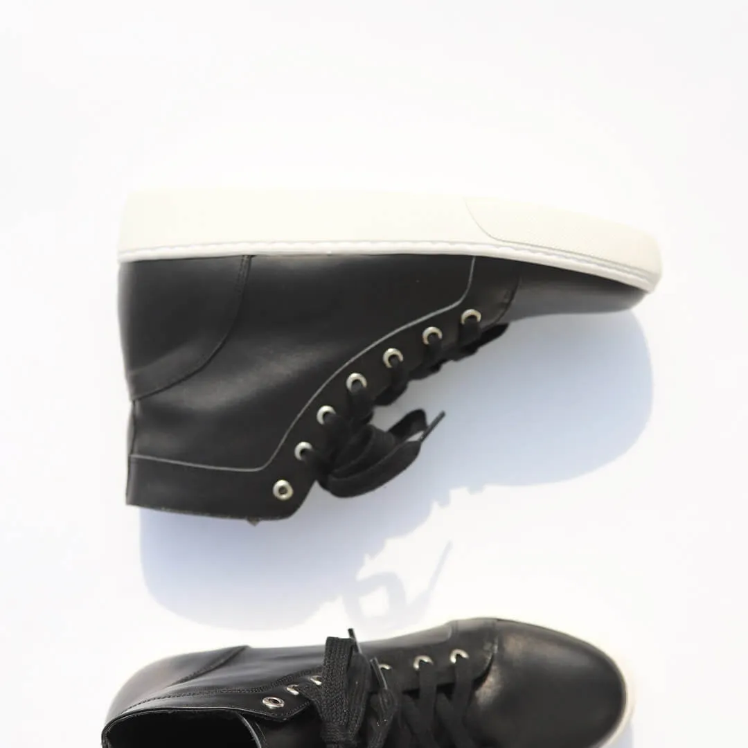 *UK size 2.5 - ALANGA - black, 3cm heels