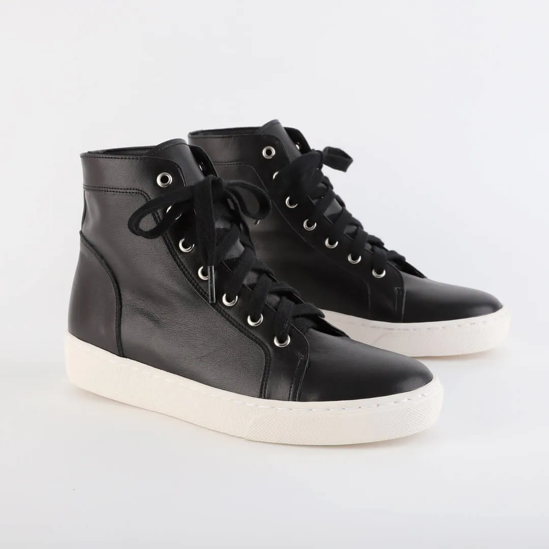 *UK size 2.5 - ALANGA - black, 3cm heels