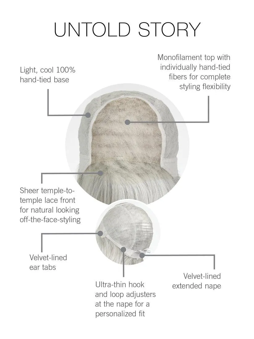 Untold Story Wig by Raquel Welch | 100% Hand Tied Synthetic Lace Front (Mono)