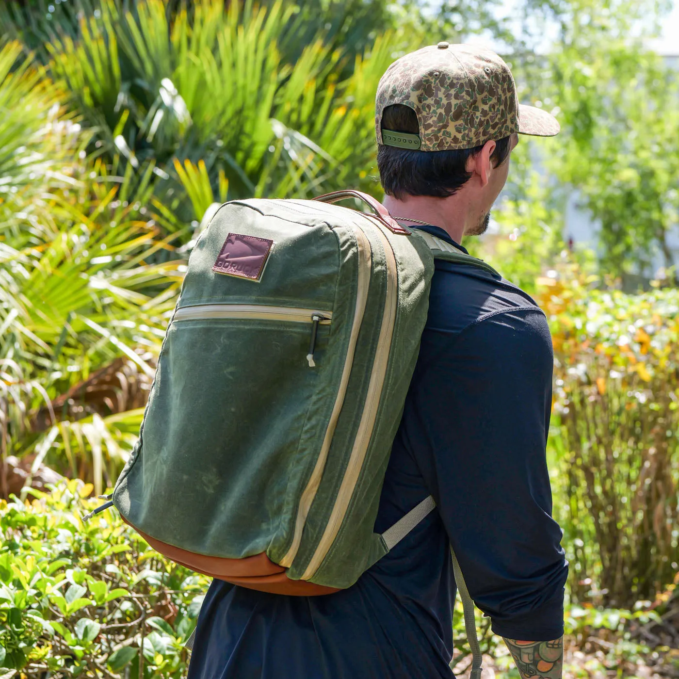 Waxed Canvas 18L Bullet Ruck