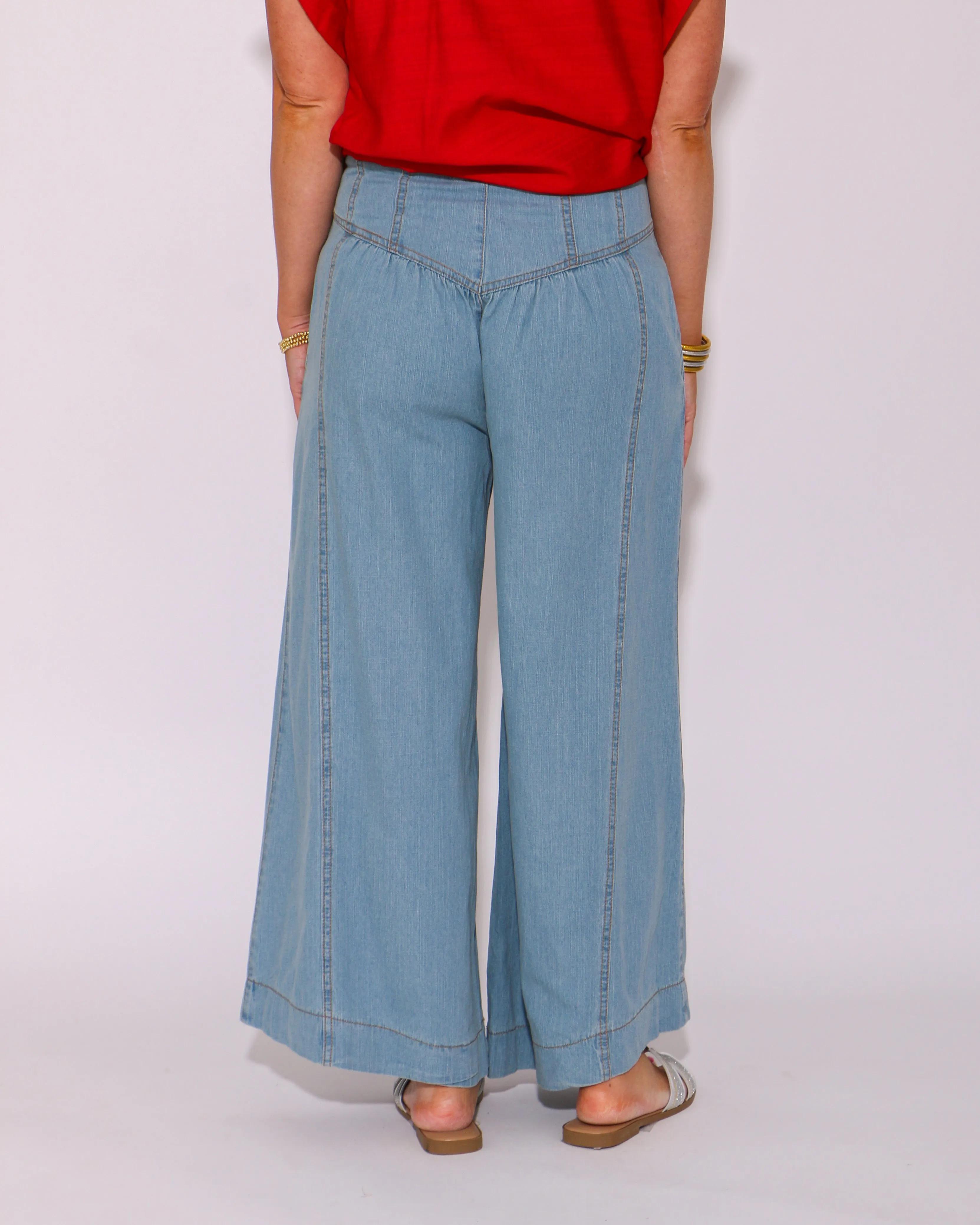 Western Style High Waist Pants
