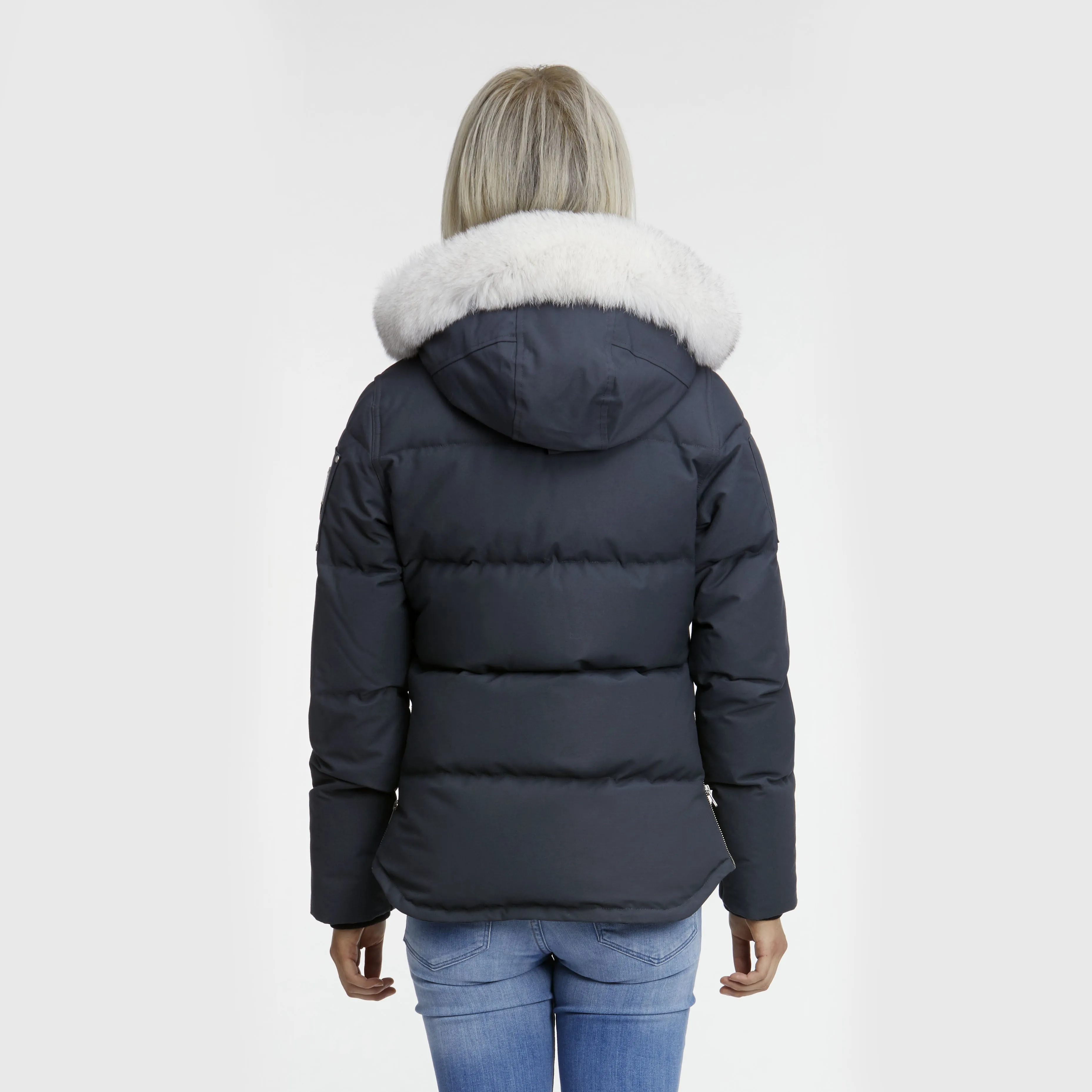 Women's Original 3q Fur Navy / Natural Fox Fur