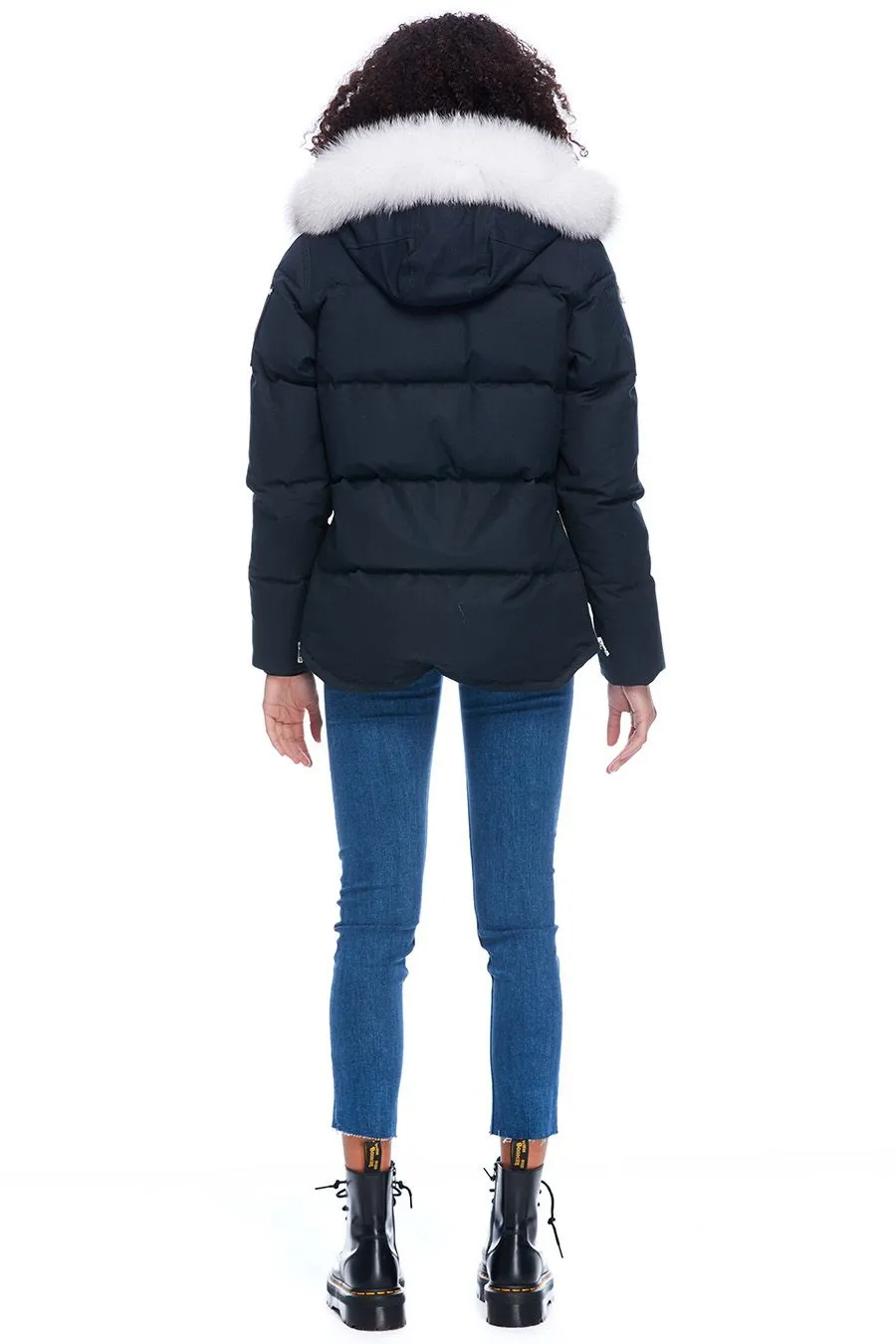 Women's Original 3q Fur Navy / Natural Fox Fur